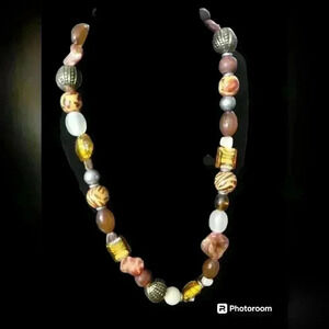 24" beaded necklace